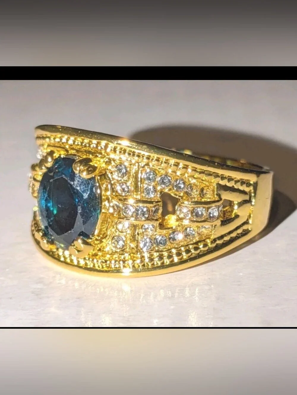 Simulated Diamond Mens Engagement Wedding Band Ring 2Ct 14k Yellow Gold Plated